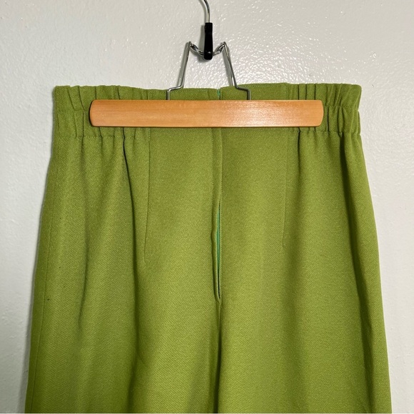 CTM High Waist Shorts Lime Green Wide Leg - Picture 6 of 9